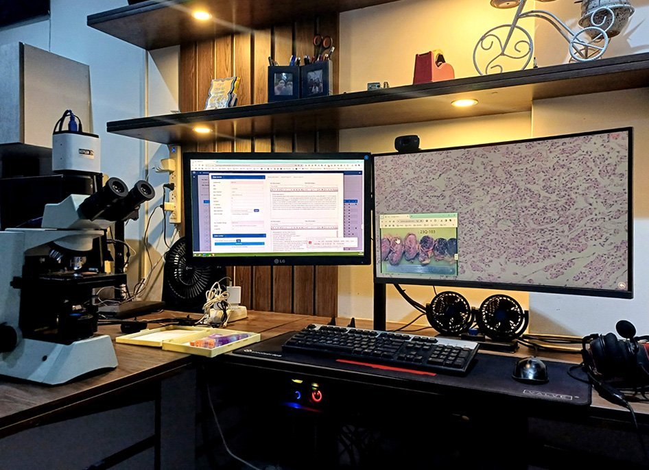 Oficina Principal JC Path Lab - Recepción